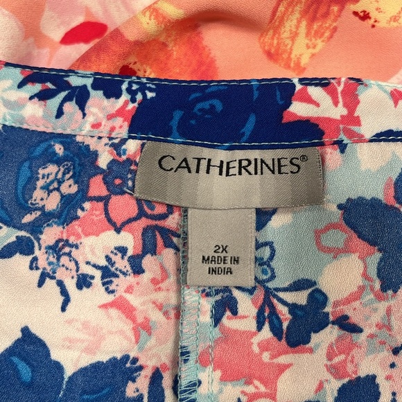 Catherines Women's Plus Size Breezeway Georgette Blouse - Picture 5 of 6